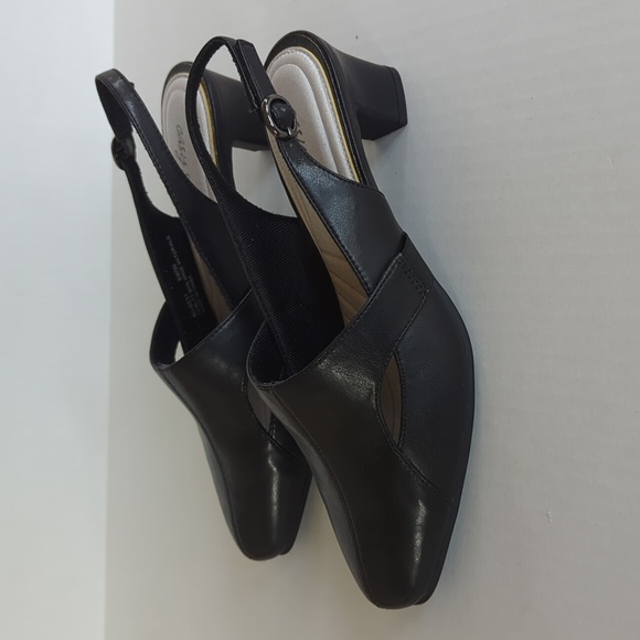 Easy Street Block Heel Formal Dressy Heels 8WW Black - Picture 4 of 16